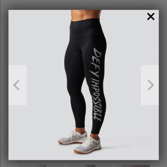 Born Primitive defy impossible booty scrunch leggings black women's M Medium - Picture 1 of 9